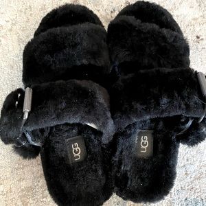 Ugg fur sandals!